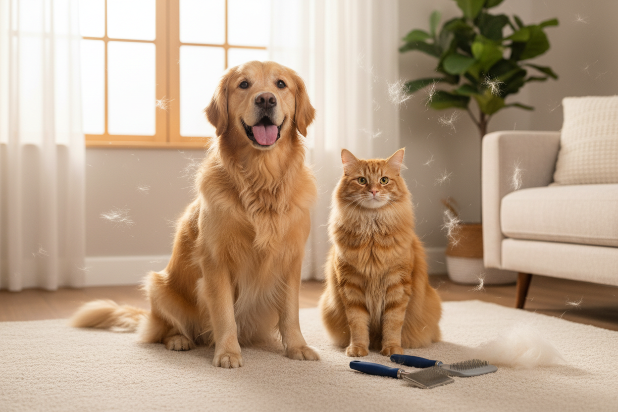 Pet Shedding Management in Spring and Fall: How to Handle Your Pet’s Shedding Season?