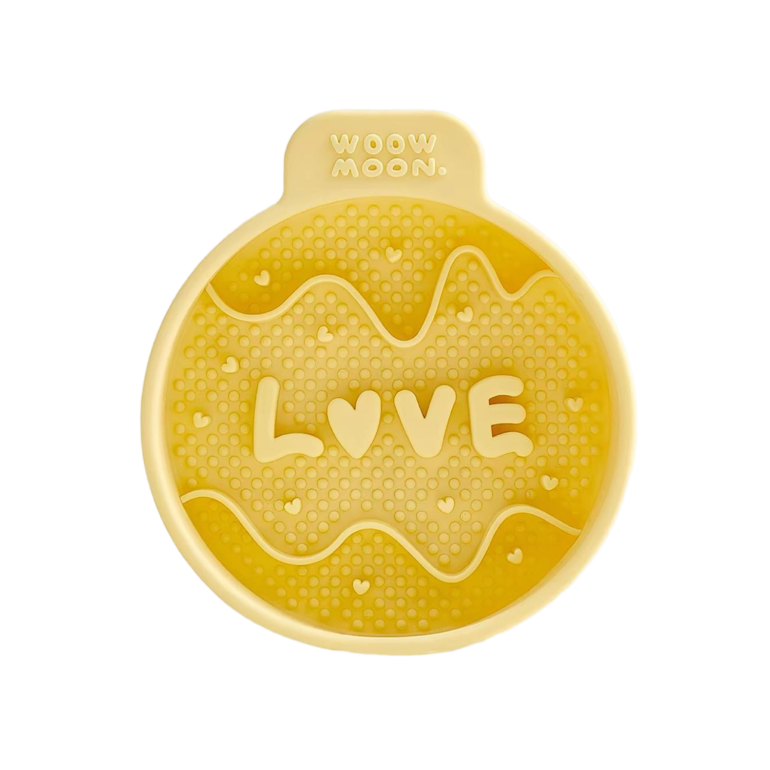 Creamy Yellow Silicone Slow Feeder Bowl – Choke-Proof Main image