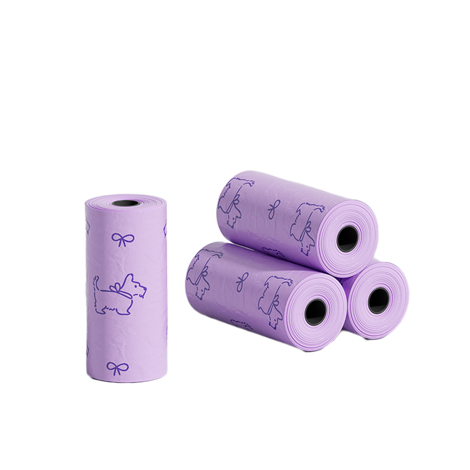 Pet Waste Bags for Outdoor Use (4 rolls)