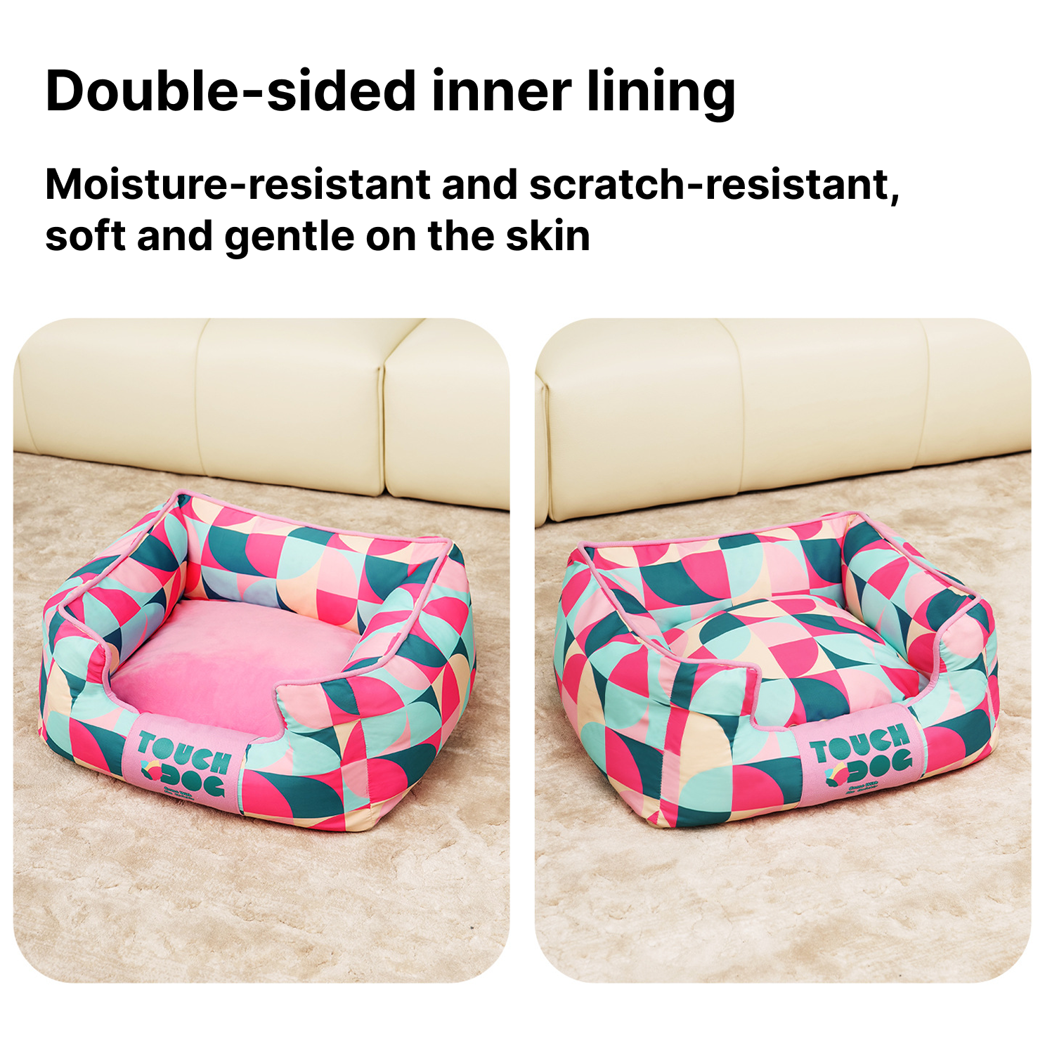Artist's Square Dog House (Fully removable and washable)
