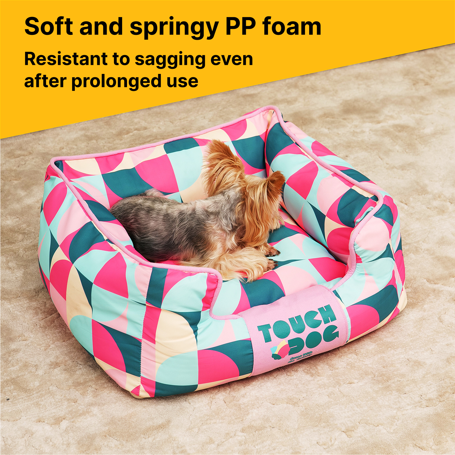 Artist's Square Dog House (Fully removable and washable)