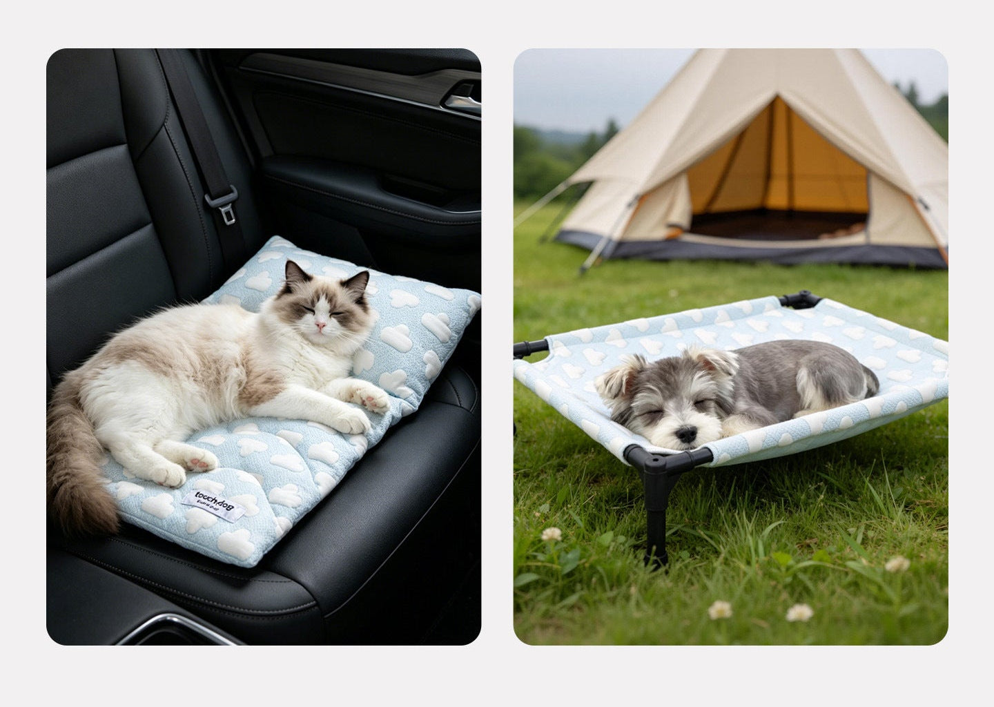 Summer Dog Bed – Washable & Breathable for Small Breeds